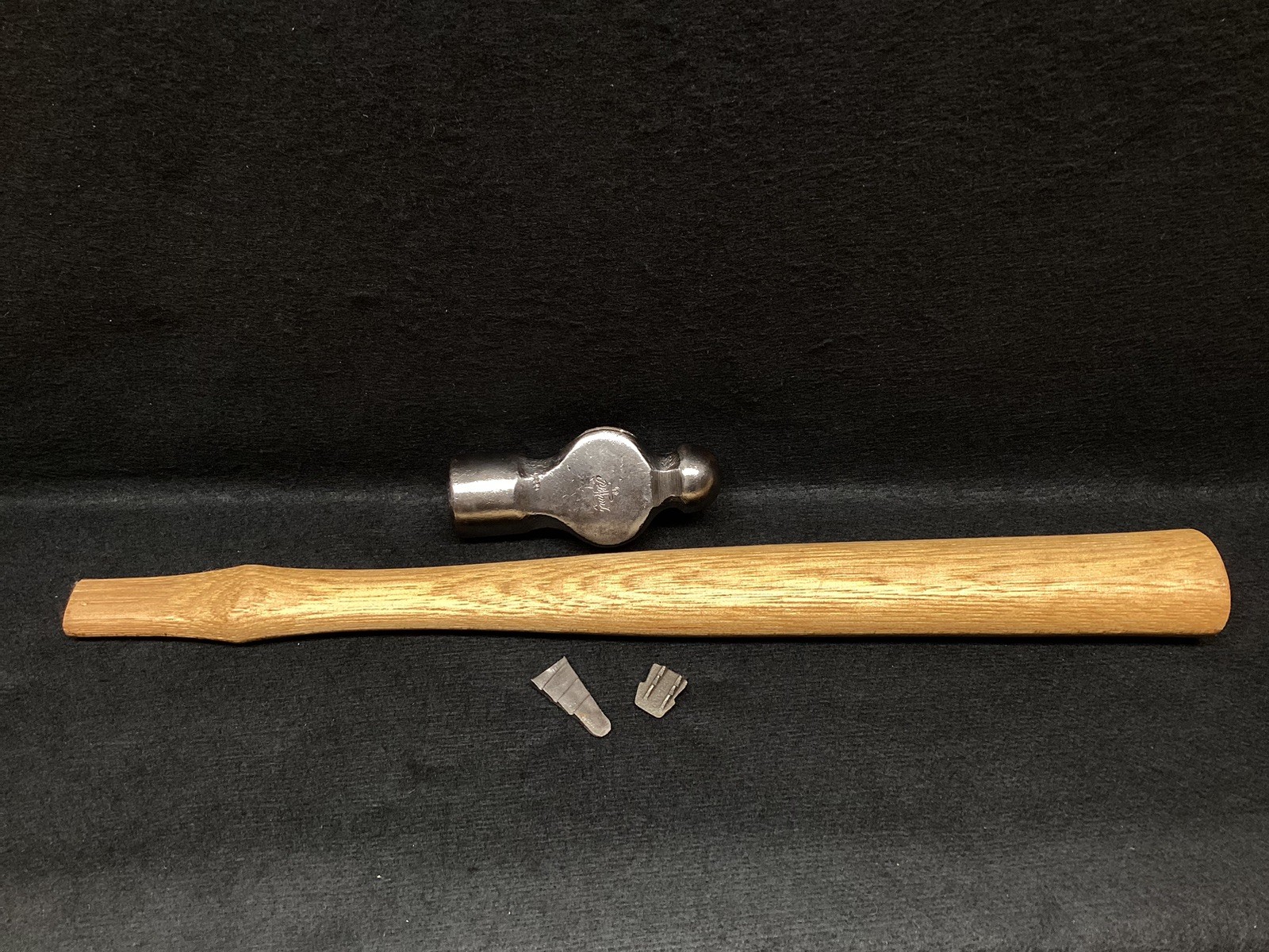 Vintage Plumb Anchor Trademark Ball Peen Hammer 9 oz Head + NOS Handle L👀K !