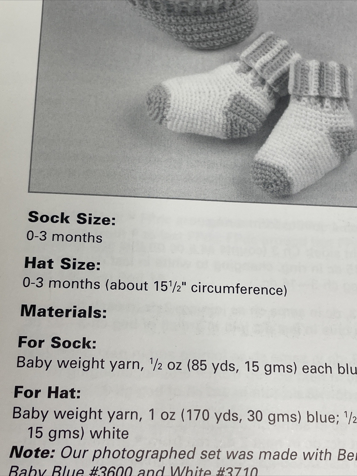ASN Special Delivery Baby Hats Socks Crochet Pattern