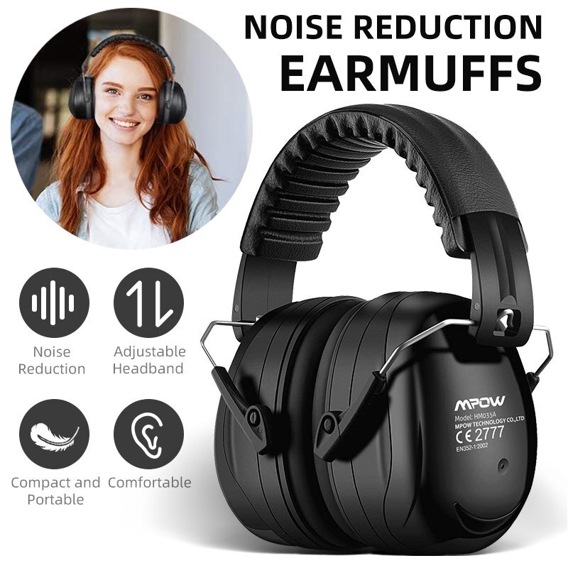 Mpow Hearing Protection Ear Noise Reduction Shooting Hunting Safety Ear Muffs