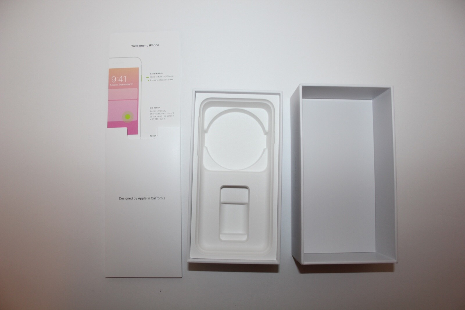 Apple iPhone 8 Silver 64gb WHITE EMPTY BOX ONLY Replacement Storage Box