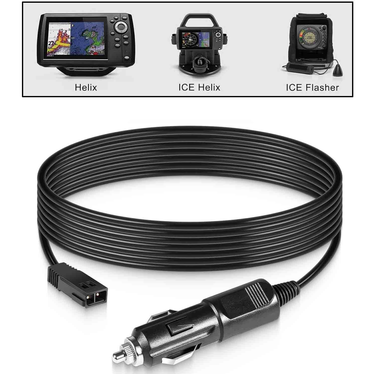 720105-1 12V-DC Port Power Cord Compatible with Humminbird Helix 5/7/8/9/10/12