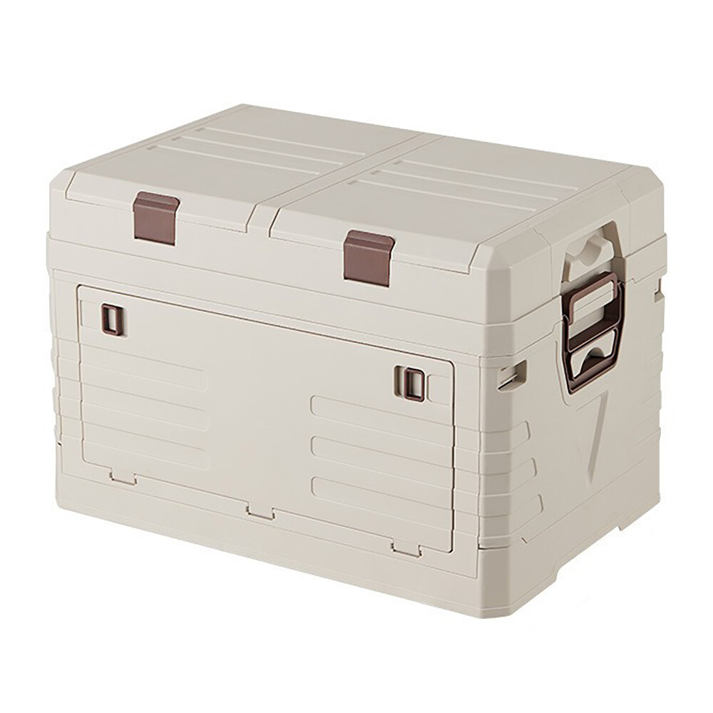 Aimisin 42 Liters Camping Outdoor  Folding Storage Box with 2 Compartment Boxes