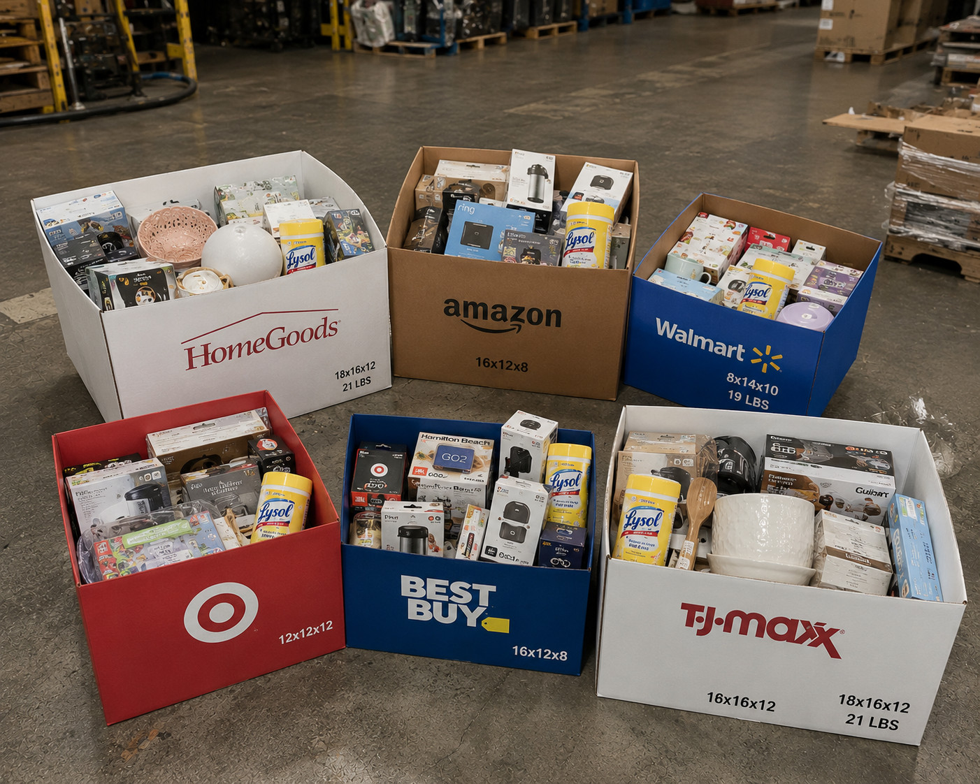 Walmart Retail Merchandise with Practical Household Items