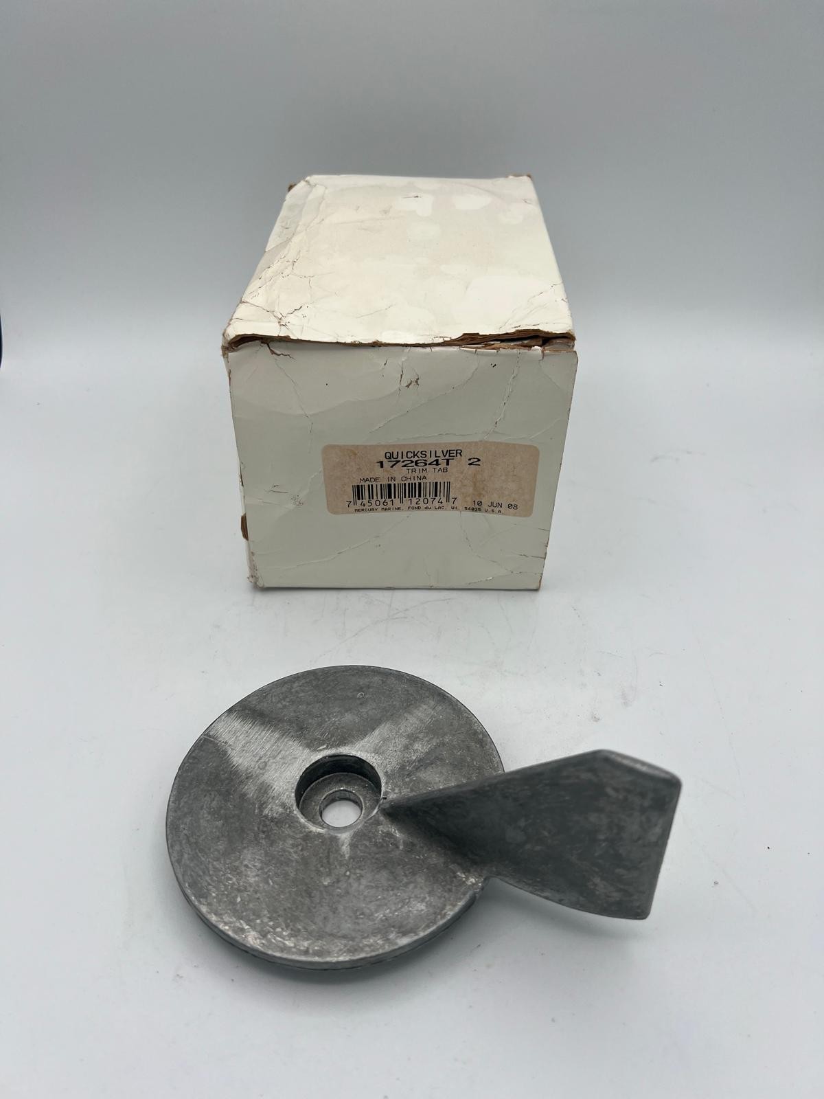 Mercury Quicksilver OEM NEW 35-17264T2 Aluminum Anode 30 to 75 HP SEE DETAILS