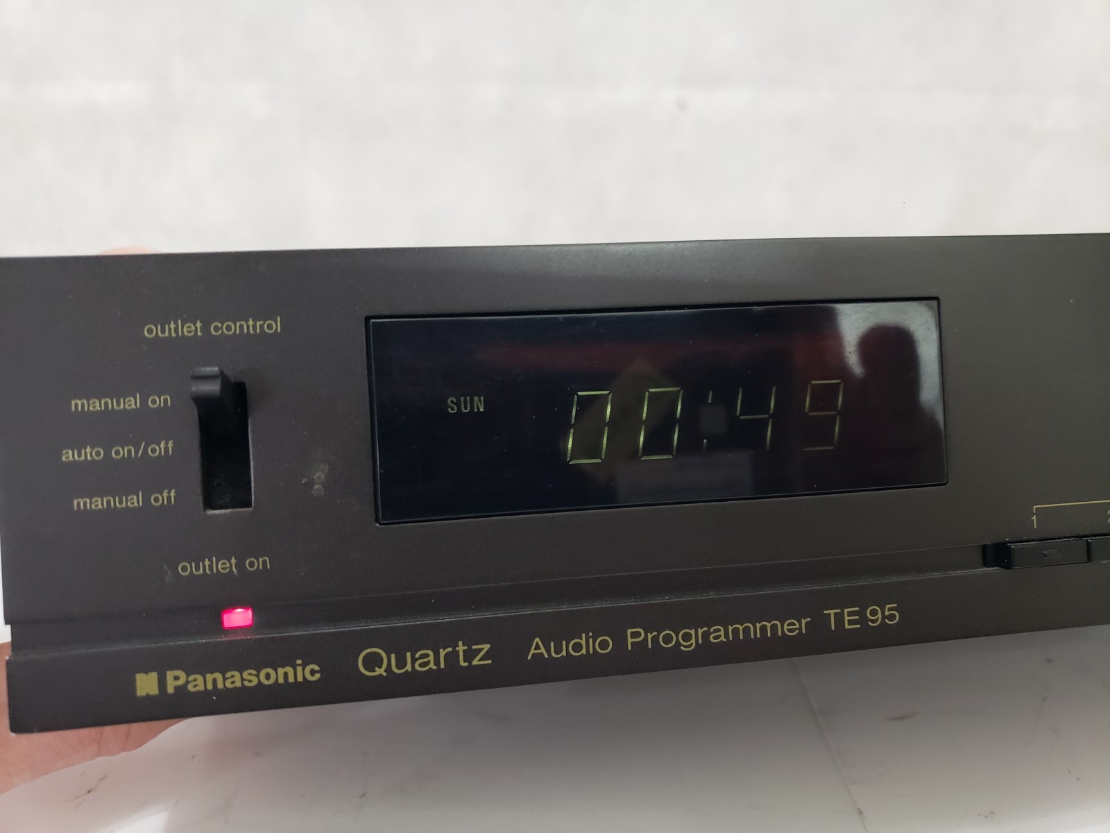 Panasonic Quartz Audio Programmer - Model TE-95 - Powers Up - Untested