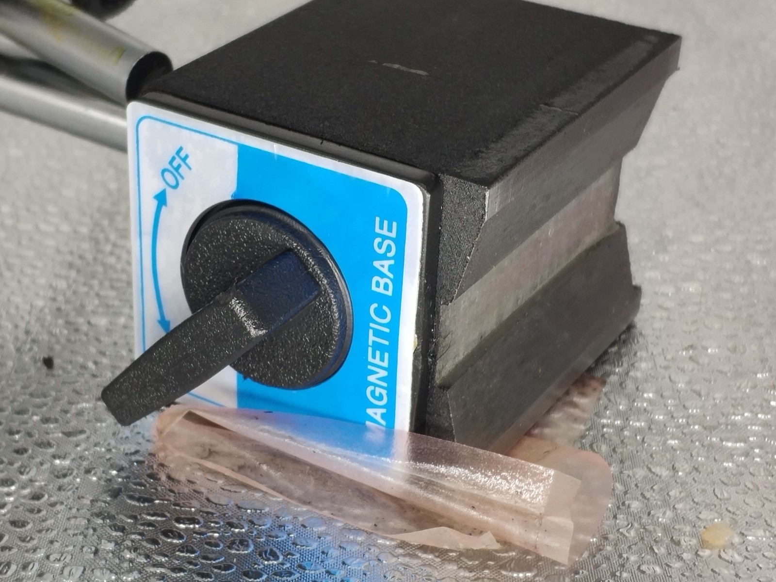 Dial indicator holder with Magnetic Base on/off switch.