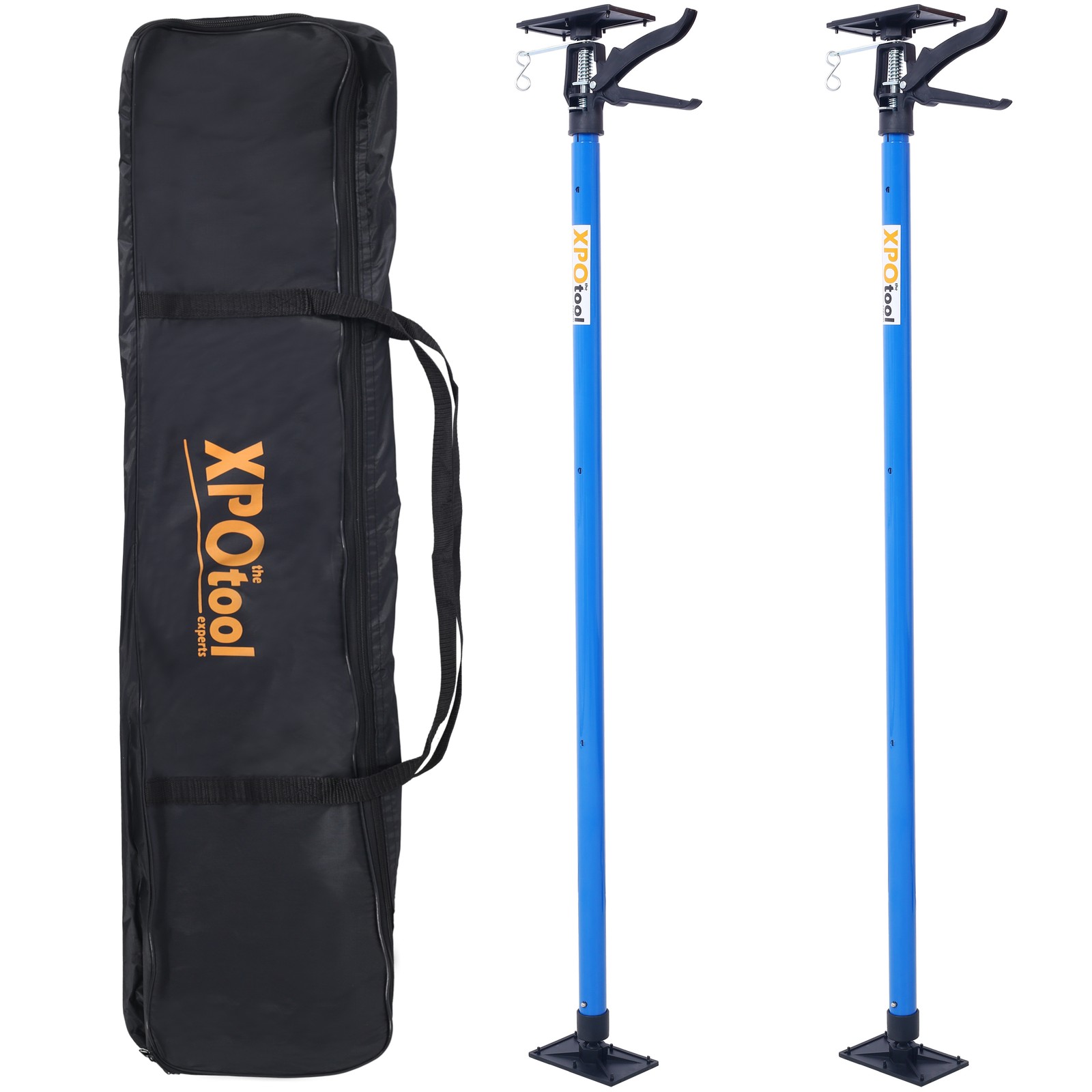 2 Pack Adjustable Support Pole 3rd Hand Support System Drywall Jacks Cargo
