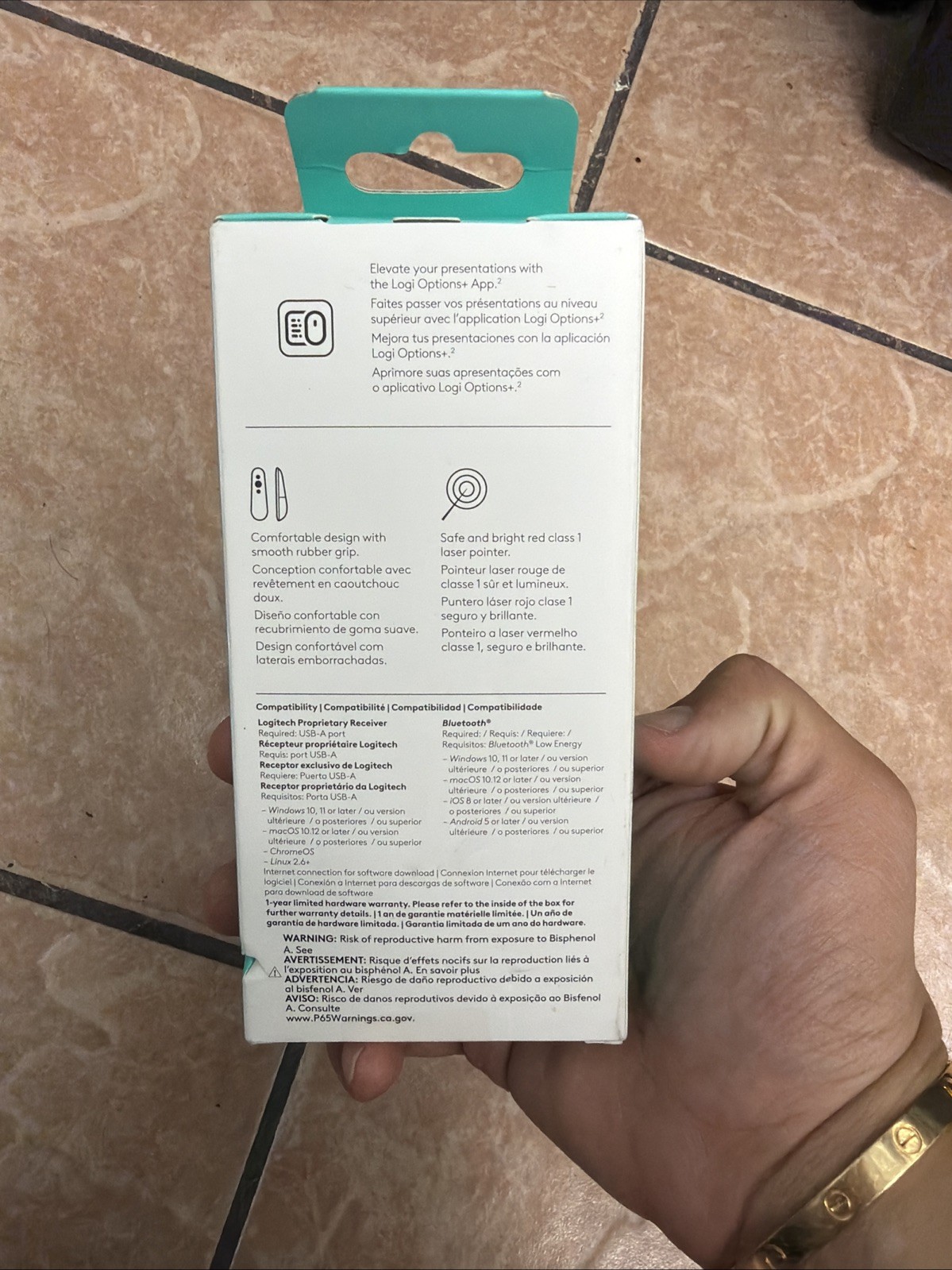 Authentic Logitech R500s Laser Presentation Remote (910-006518) Brand New