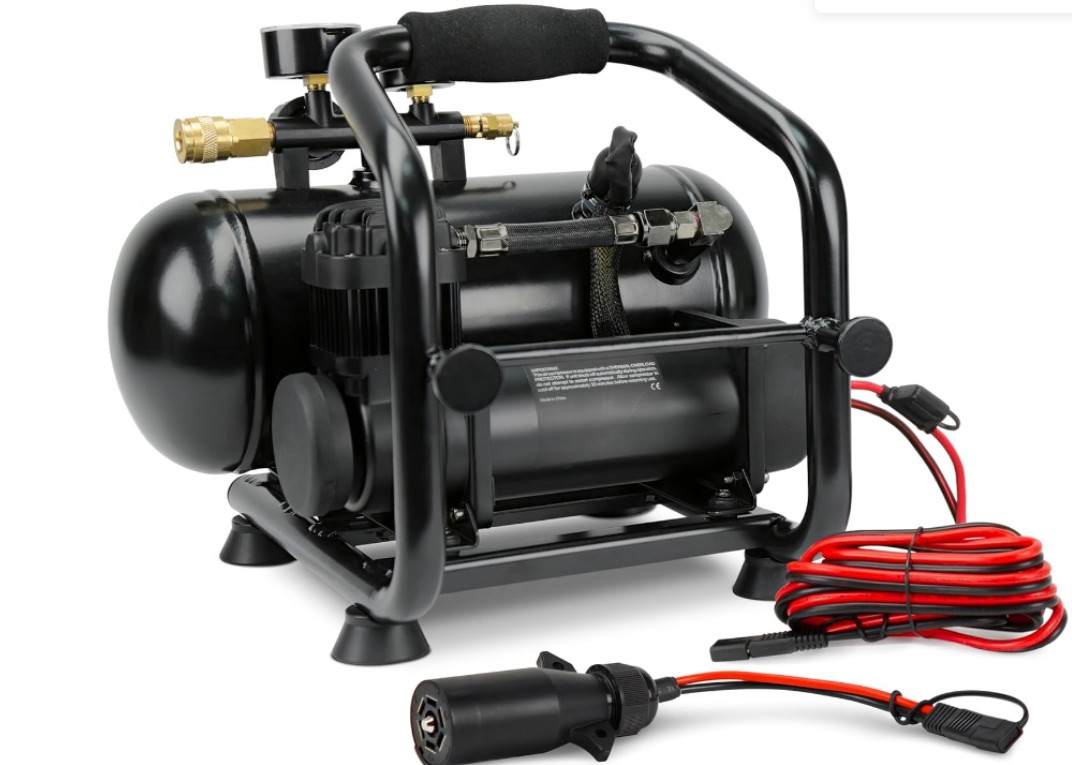 Hookah Diving Scuba Snorkeling Air compressor 12 Volt 1.5GAL Tank 200 PSI