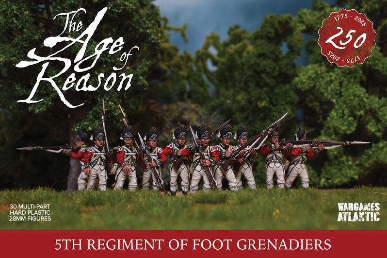 The Age of Reason: 5th Regiment of Foot Grenadiers by Wargames Atlantic