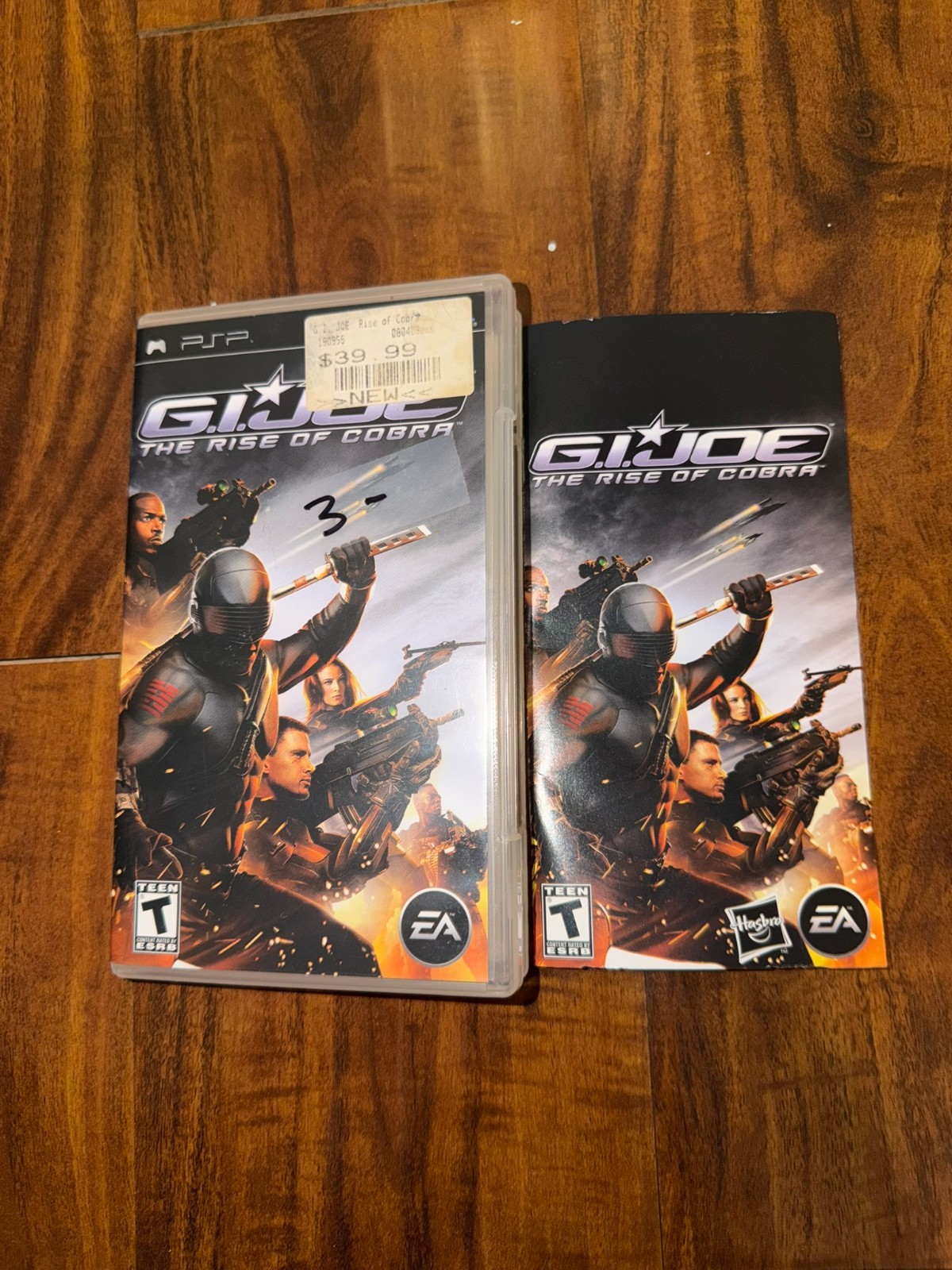 G.I. Joe The Rise Of Cobra Playstation Portable PSP Case & Mnaual Only NO GAME