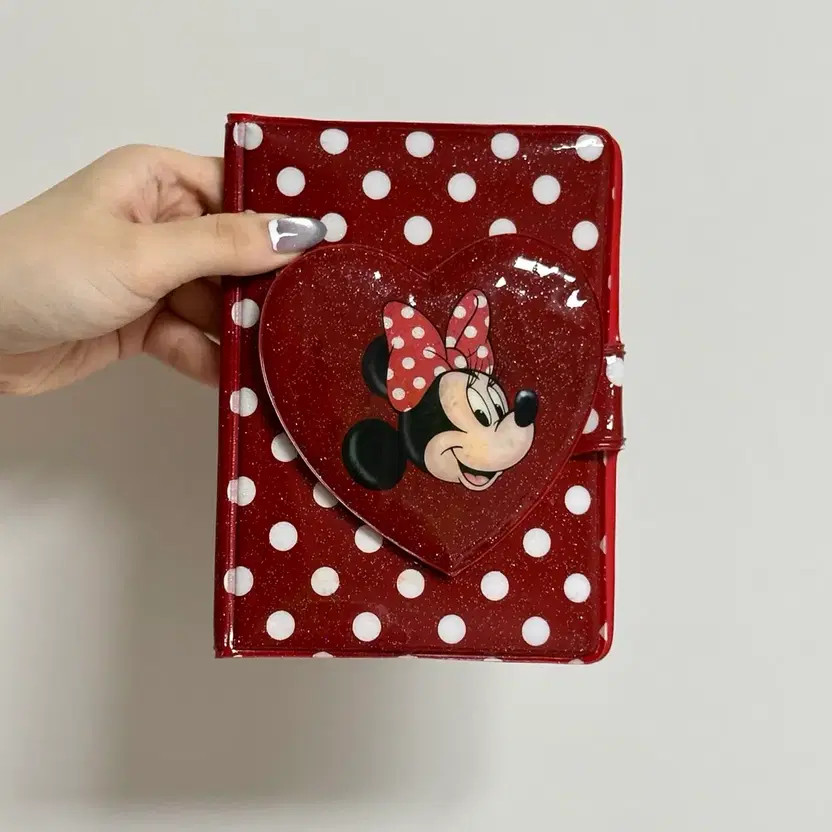 Mini Mouse Red Dot Diary Cover