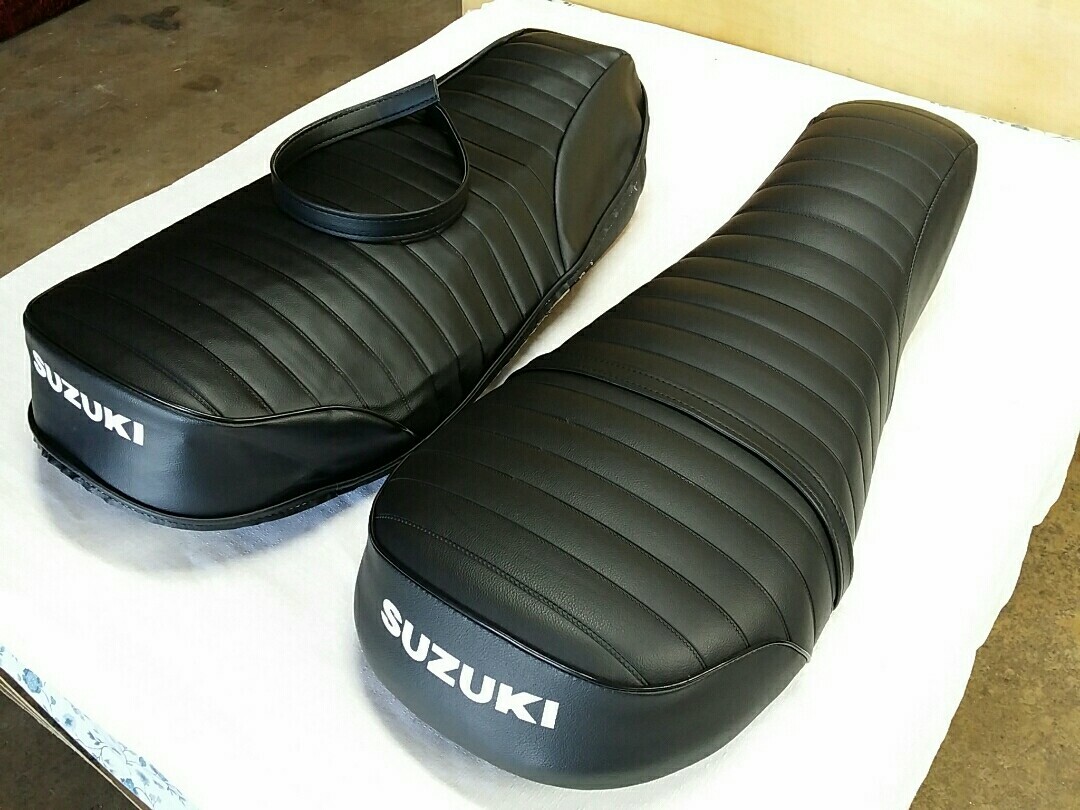 SUZUKI RV90 SEAT COVER SUZUKI RV125 SEAT COVER 72 TO 77 MODEL + STRAP (S*-25)