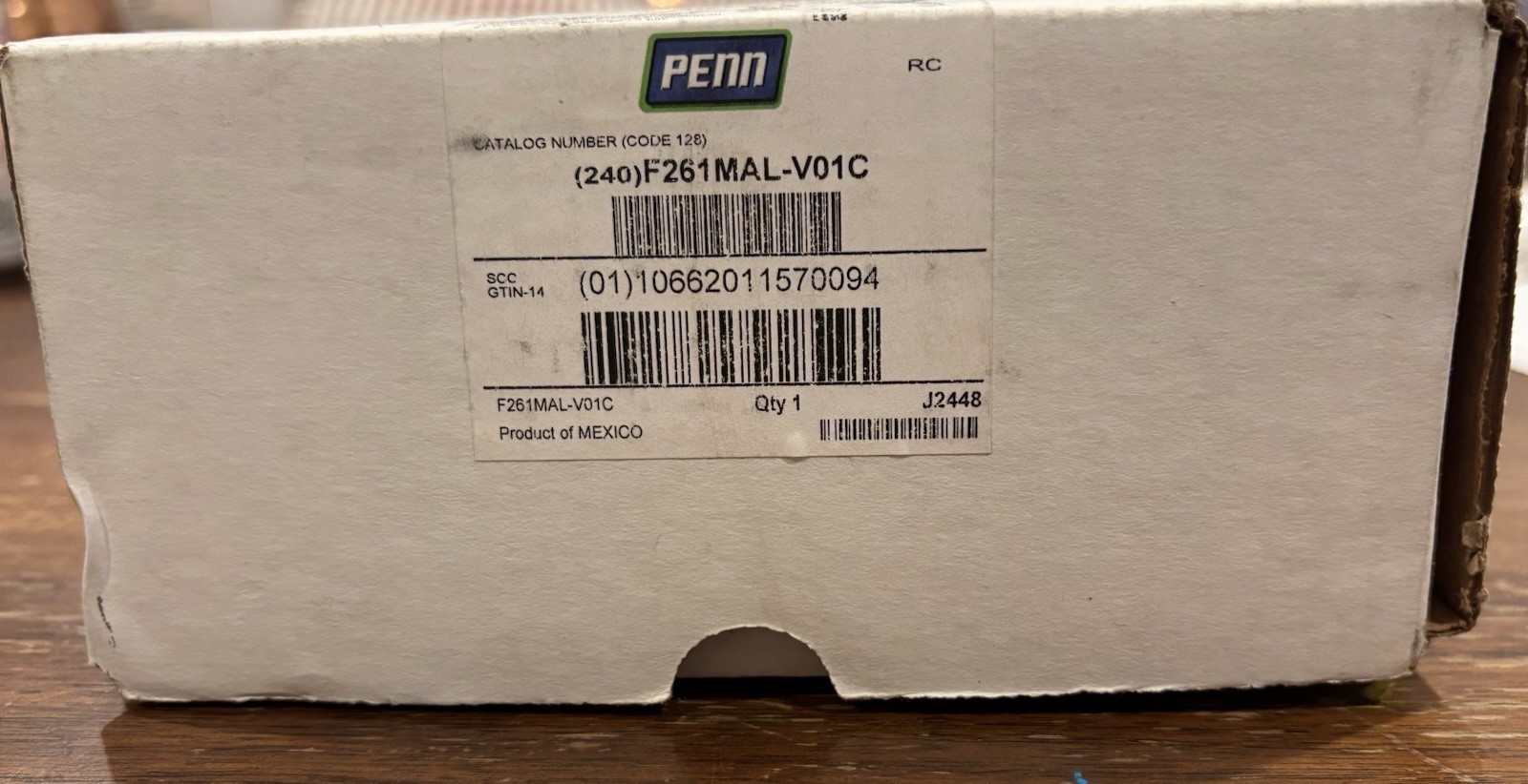 PENN F261MAL-V01C LIQUID FLOW SWITCH 1-11 1/2 NPT TYPE 4 / IP67 VAPOR TIGHT