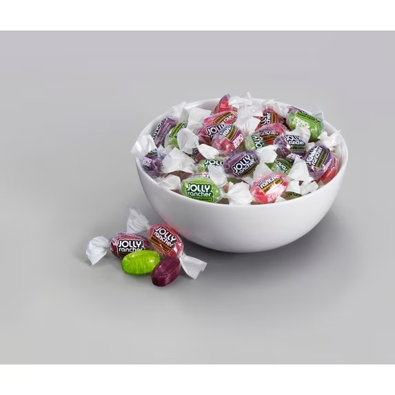 Jolly Rancher Zero Sugar Assorted Fruit Flavored Hard Candy, Bag 6.1 oz