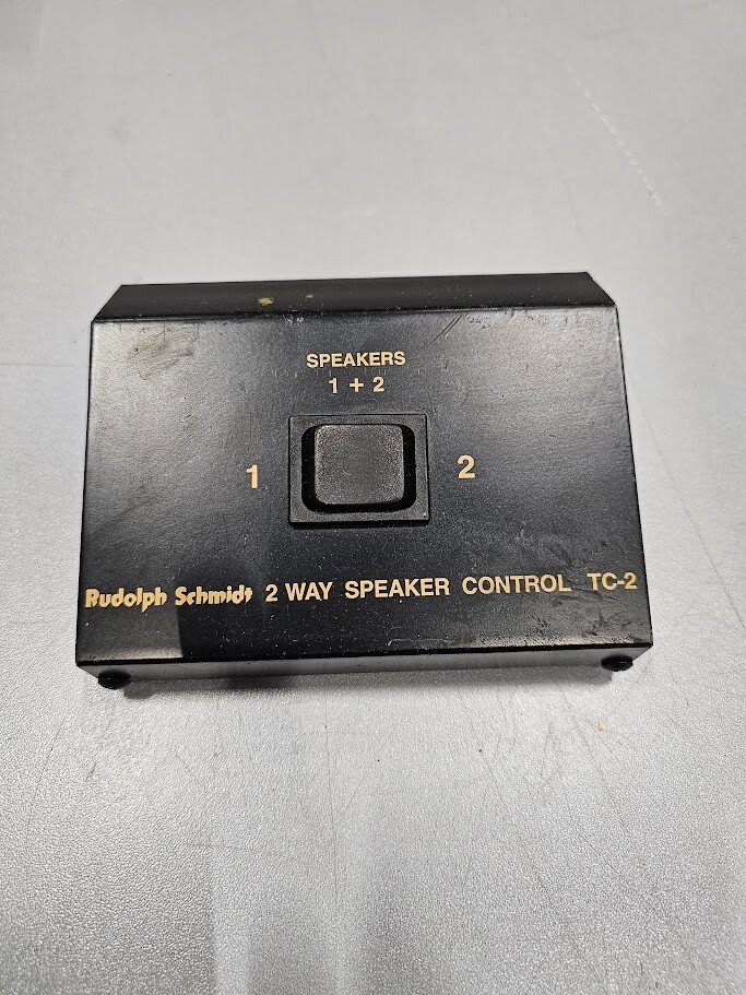 Rudolph Schmidt TC-2 2-Way Speaker Control - Working, Signs of Use