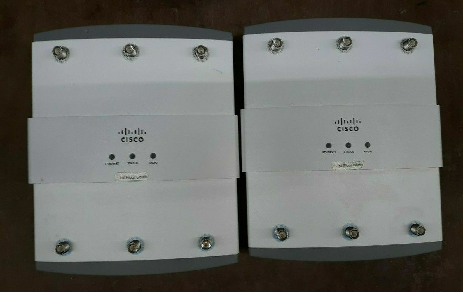 Pair of CISCO AIR-LAP1252AG-A-K9 Aironet LWAPP Access Points