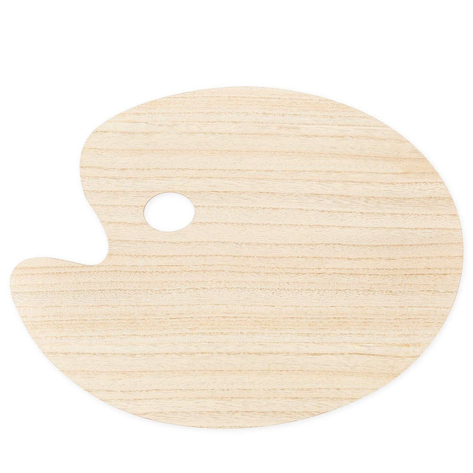 Large Wood Oil/Acrylic Paint Palette 15.75” × 12” Thumb Hole, FREE SHIPPING