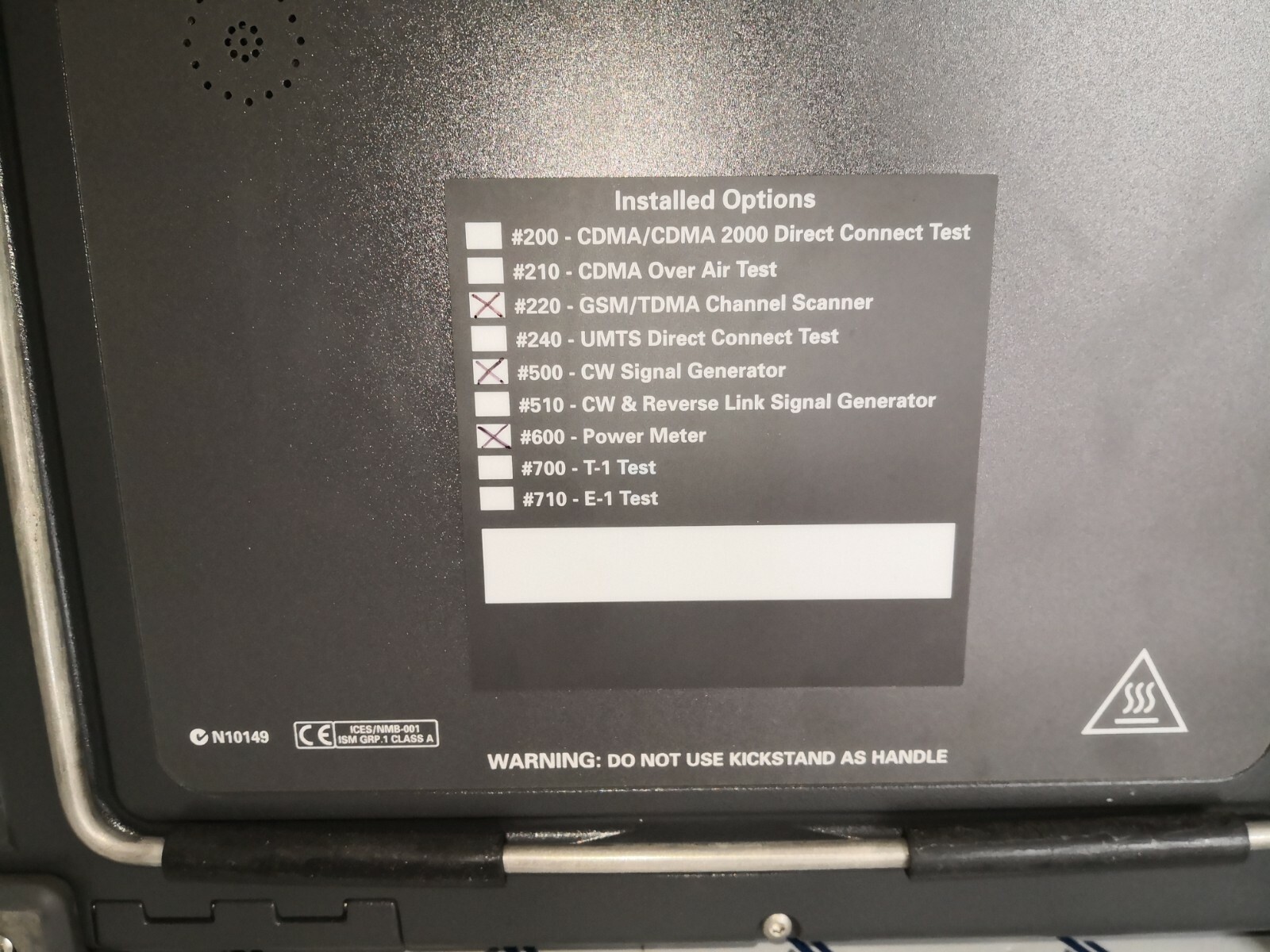 Agilent E7495A -10MHz - 2.5GHz Base Station Test Set