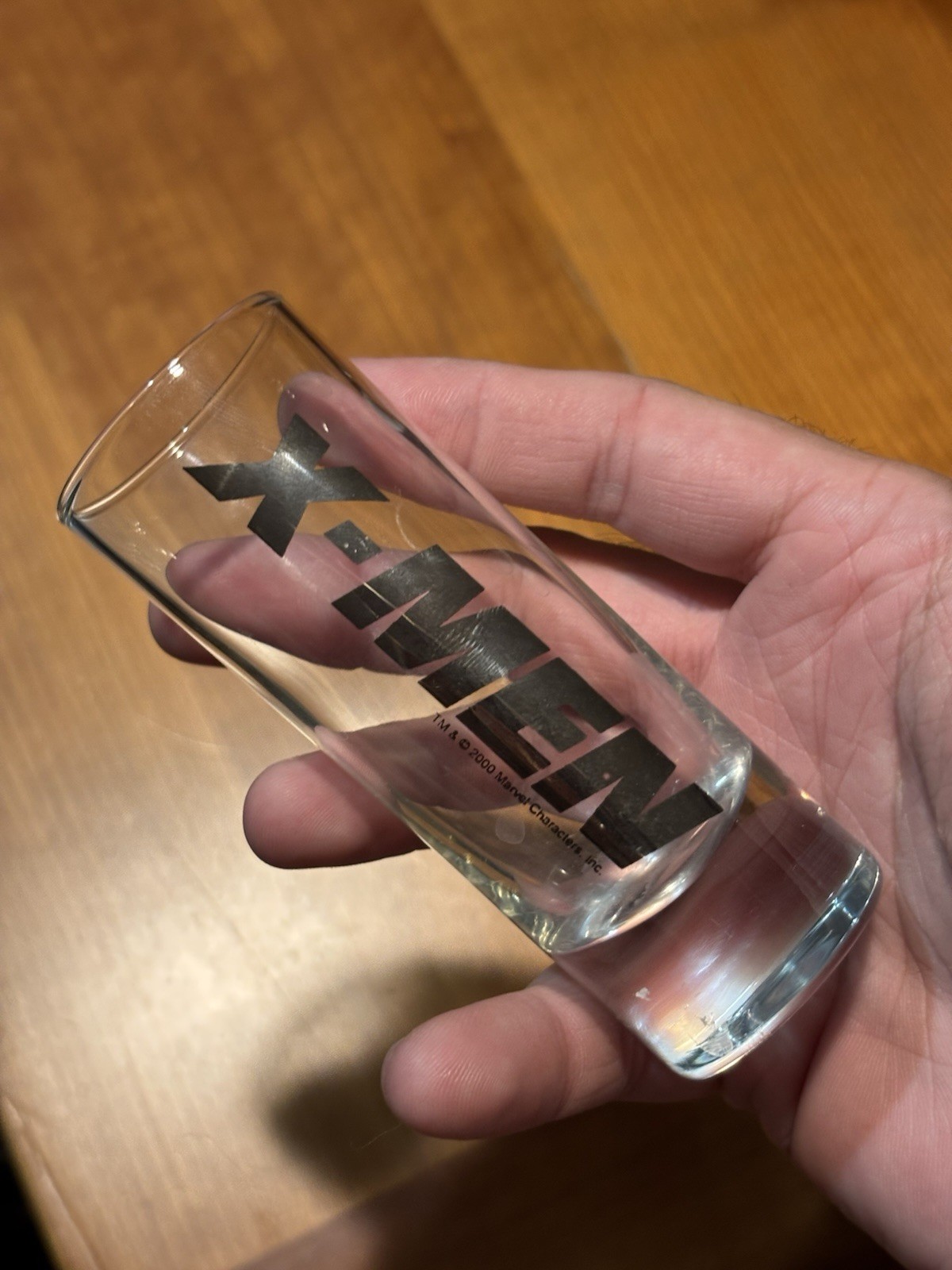 VINTAGE 2000 Marvel X-Men Logo 2oz Shot Glass