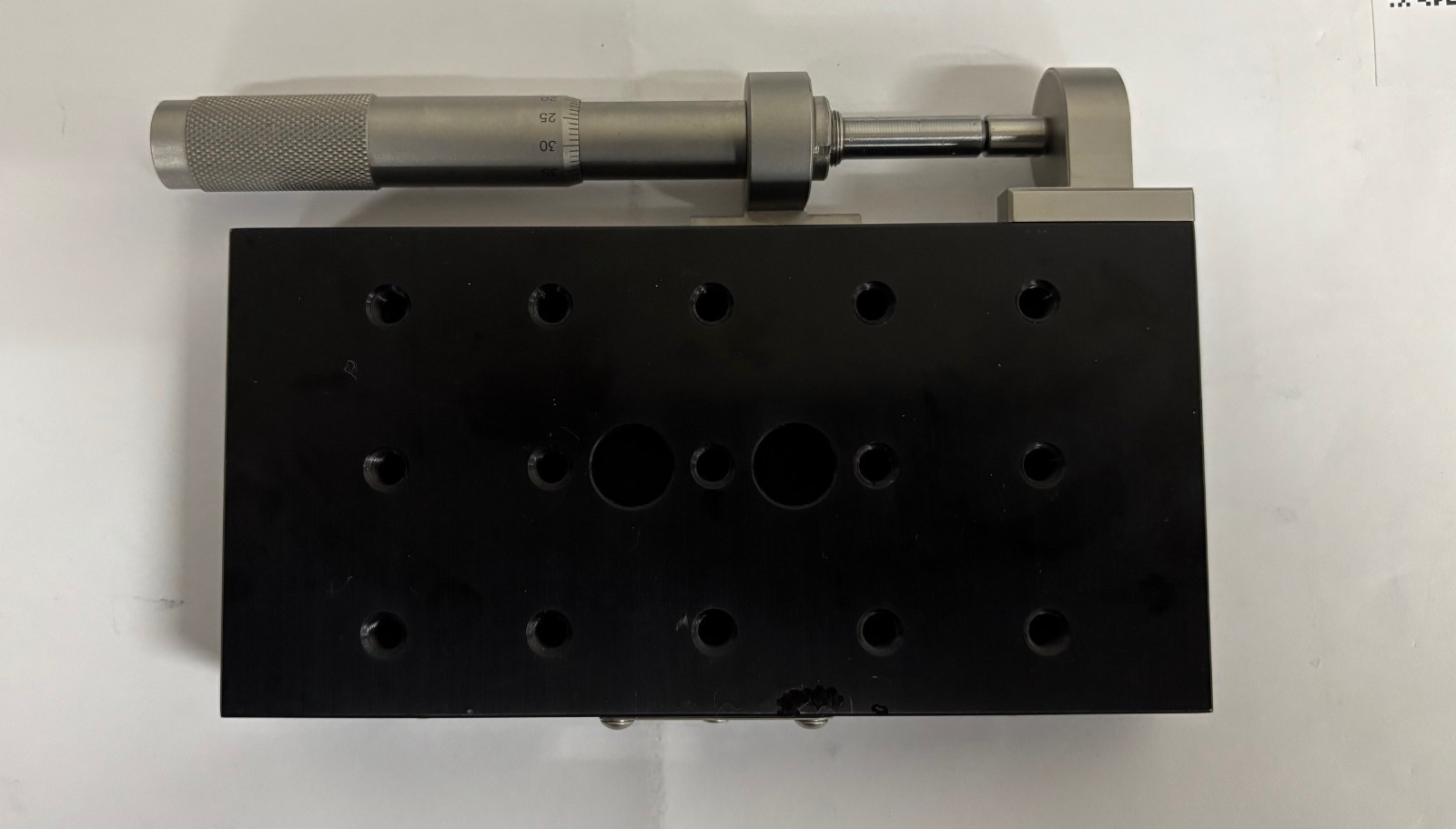 Newport Precision Linear Translation Stage model 443 with SM-50 Micrometer