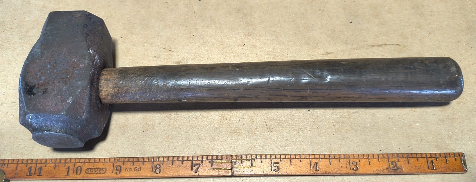 Antique blacksmith sledge hammer