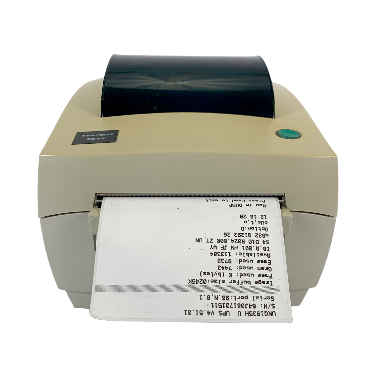 Zebra LP2844 UPS Direct Thermal Shipping Label Printer USB Serial Parallel