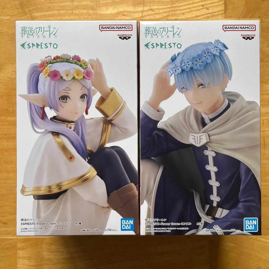 NEW Frieren Beyond Journey's End ESPRESTO Flower Crown Figure Frieren Himmel Set