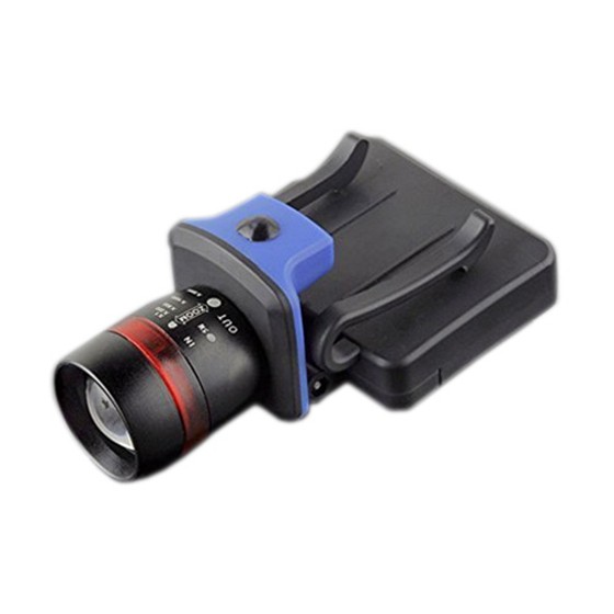 XPE LED 120 Lumen 3 modes  zoomable Clip - on  Hat Light flashlight Head8006