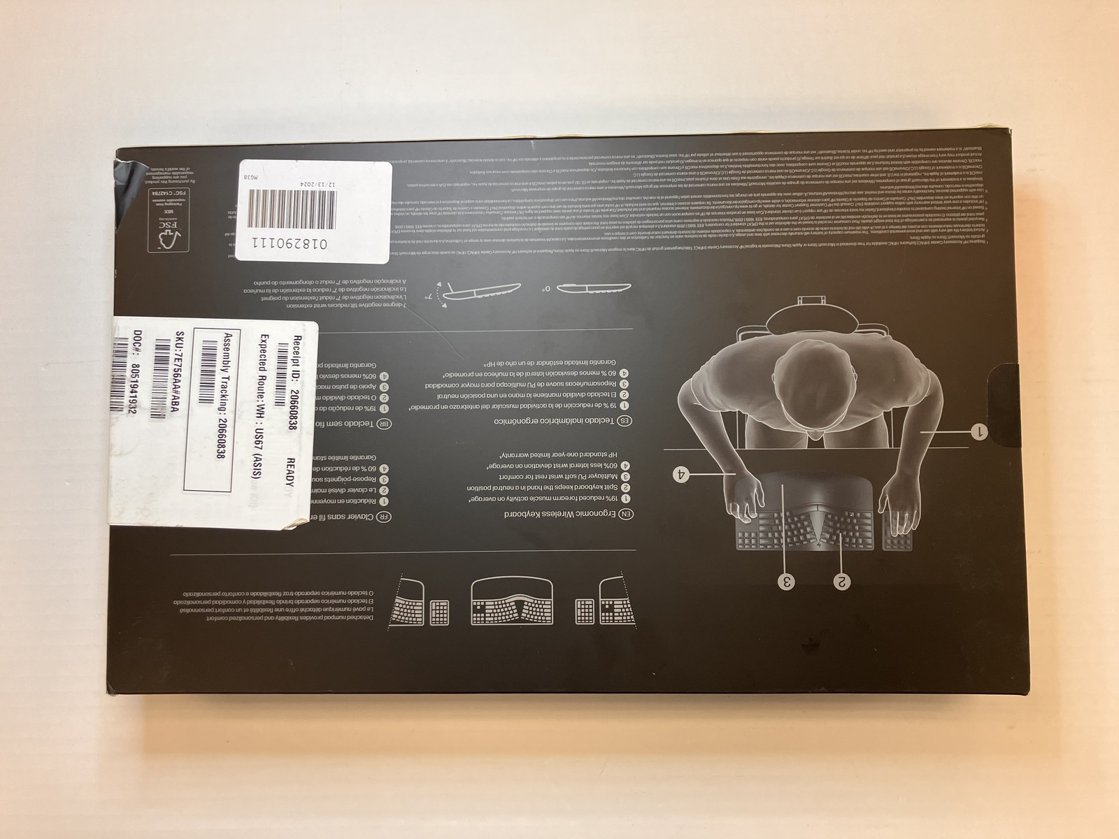 7E756AA#ABA HP 965 keyboard and keypad set compact size