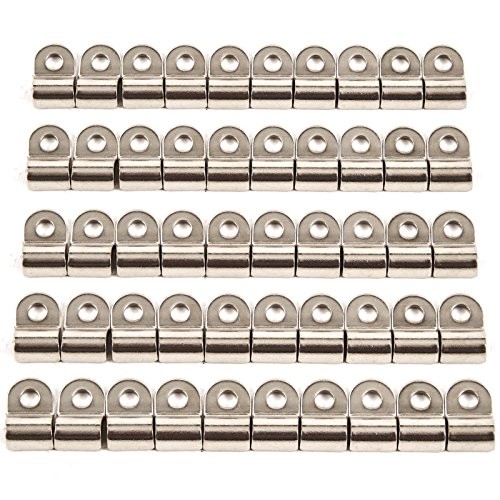 50 Brake Line Clamps 3/16 Inches Stainless Steel for Cars Off-Road ATV Sand