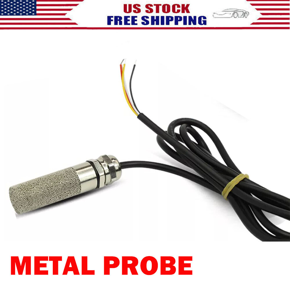 DC 5V-28V Temperature & Humidity Sensor Metal Waterproof Probe RS485 HOT