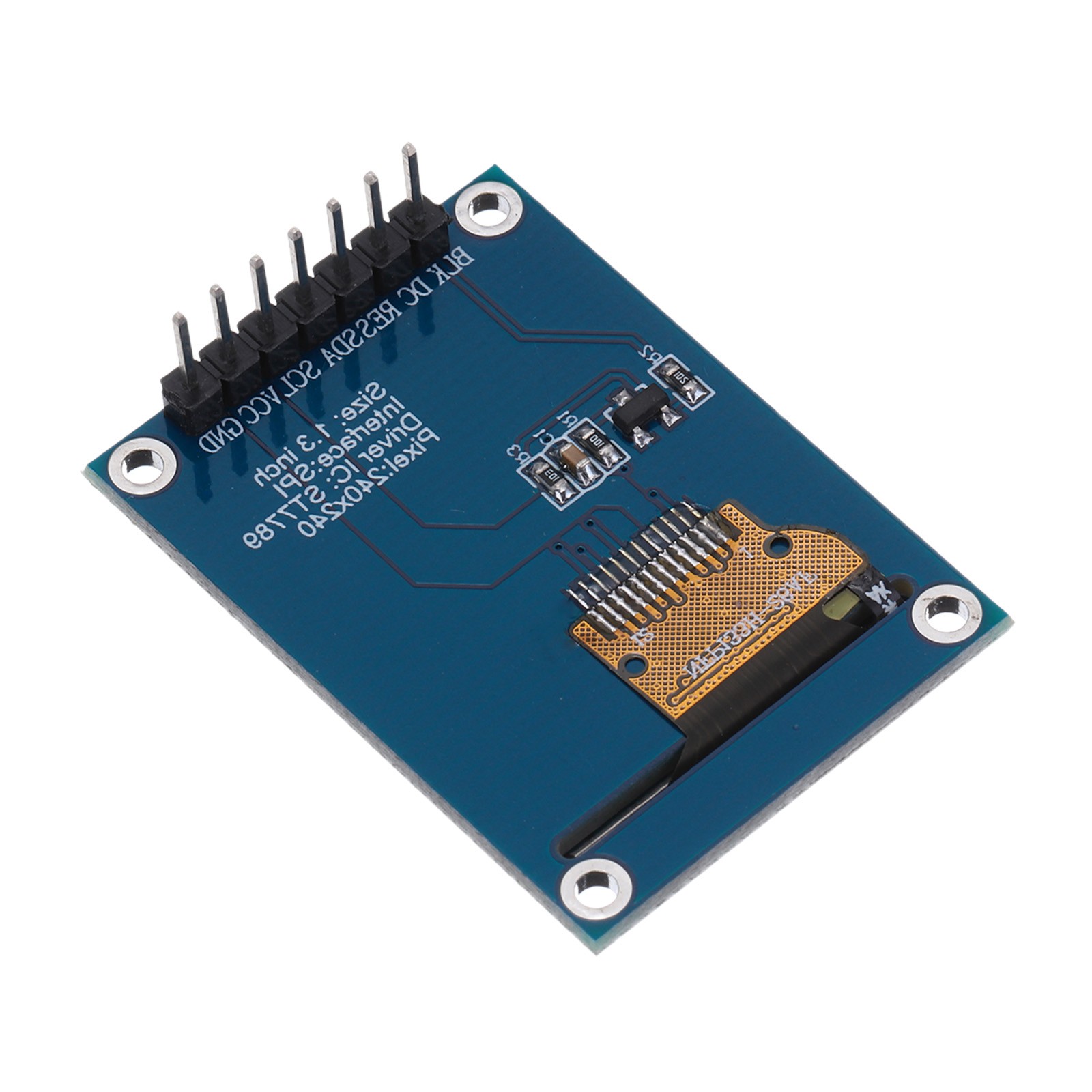 1.3inch LCD Display Module with Soldered 7 Pins 240x198 Resolution
