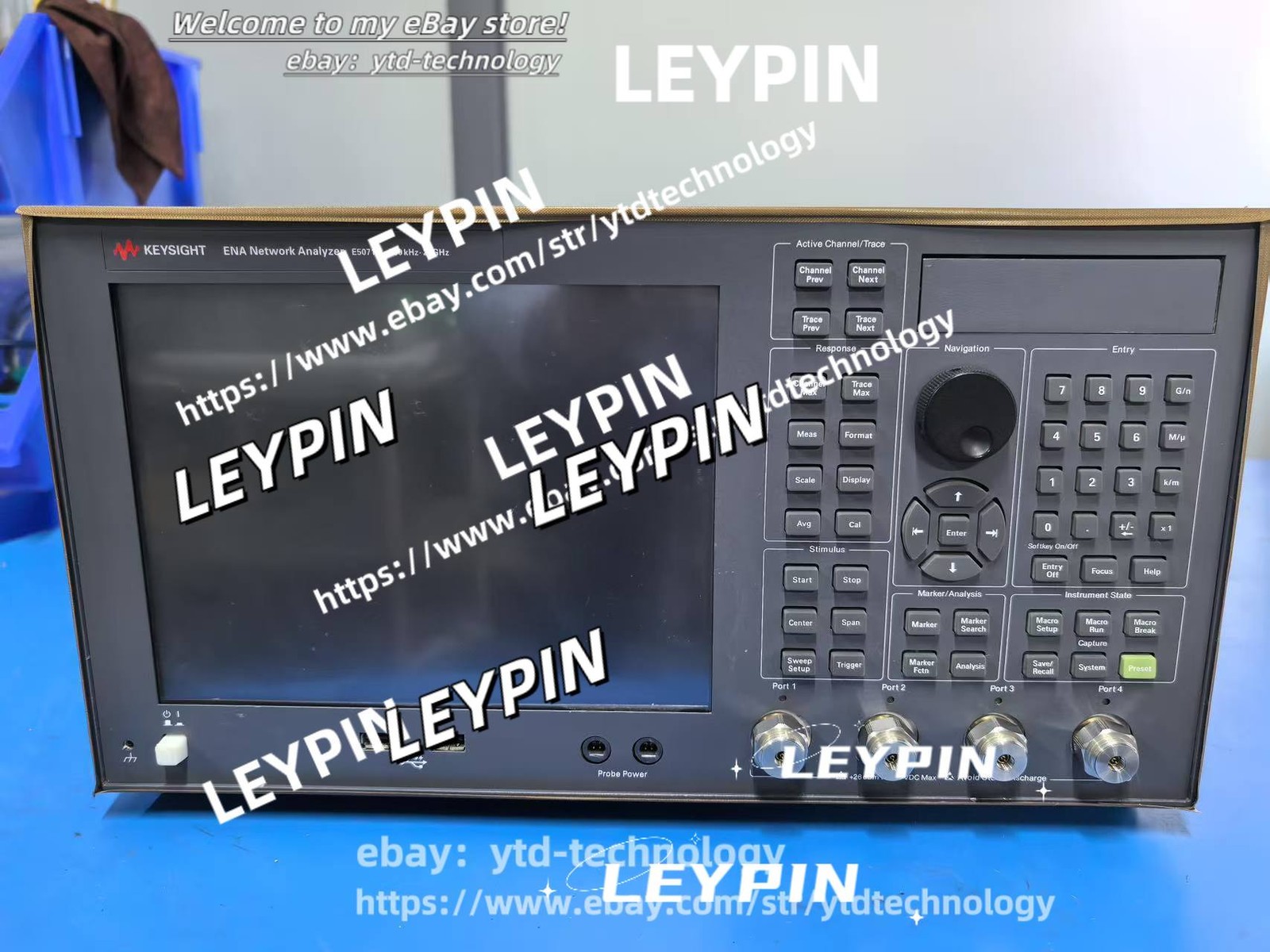 1PC Keysight E5071C 20G 4-port ENA Network Analyzer for Windows 10 4k5&ytd