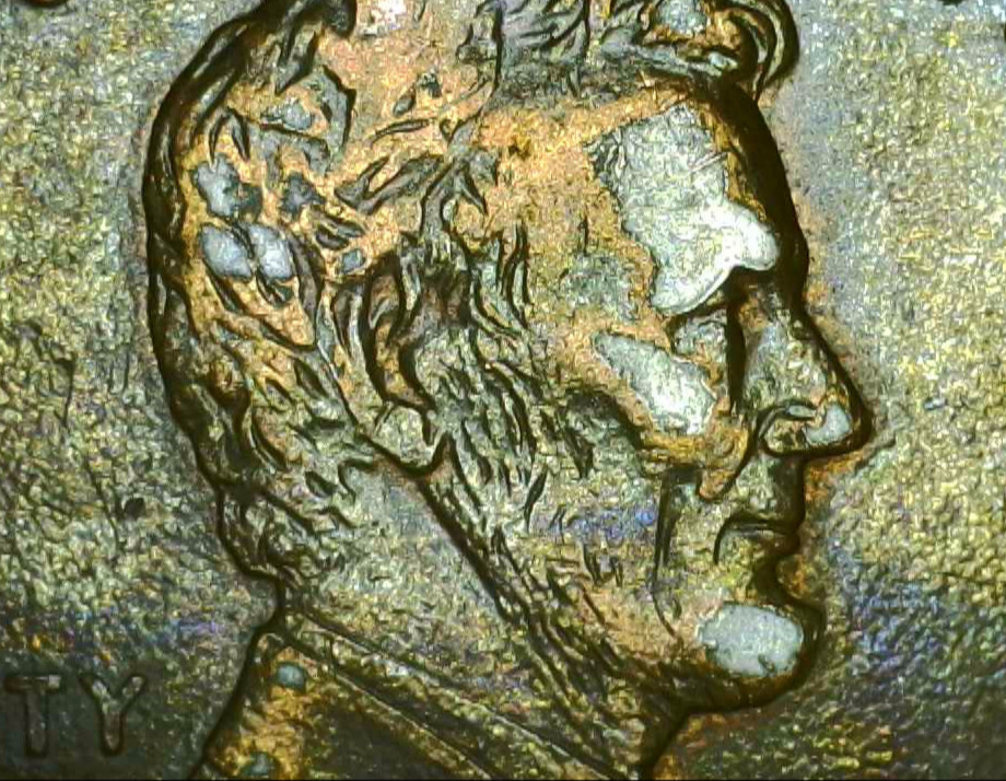 1994 D LINCOLN MEMORIAL-UNUSUAL COIN-THIN COPPER-ZINC SHOWS-OBV/REV-ERROR?[A195]