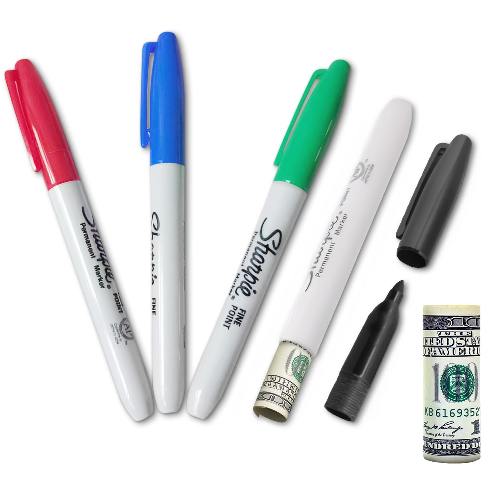 Fake Pen Diversion Safe Marker (4 Pack) - Realistic Pen Diversion Safe - Hidd...