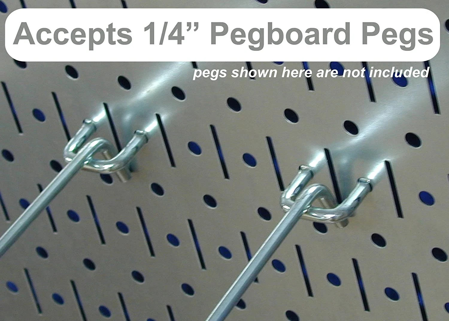 Wall Control Pegboard Organizer 4 Ft. Metal Pegboard Standard Kit