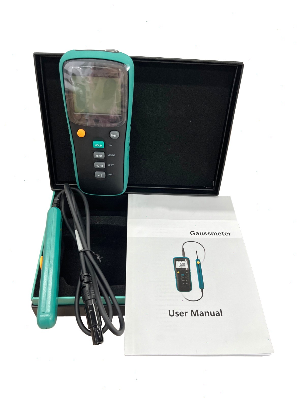 AC DC Magnetic Field Meter with Measuring Range 2mT～3000mT Max Hold Function