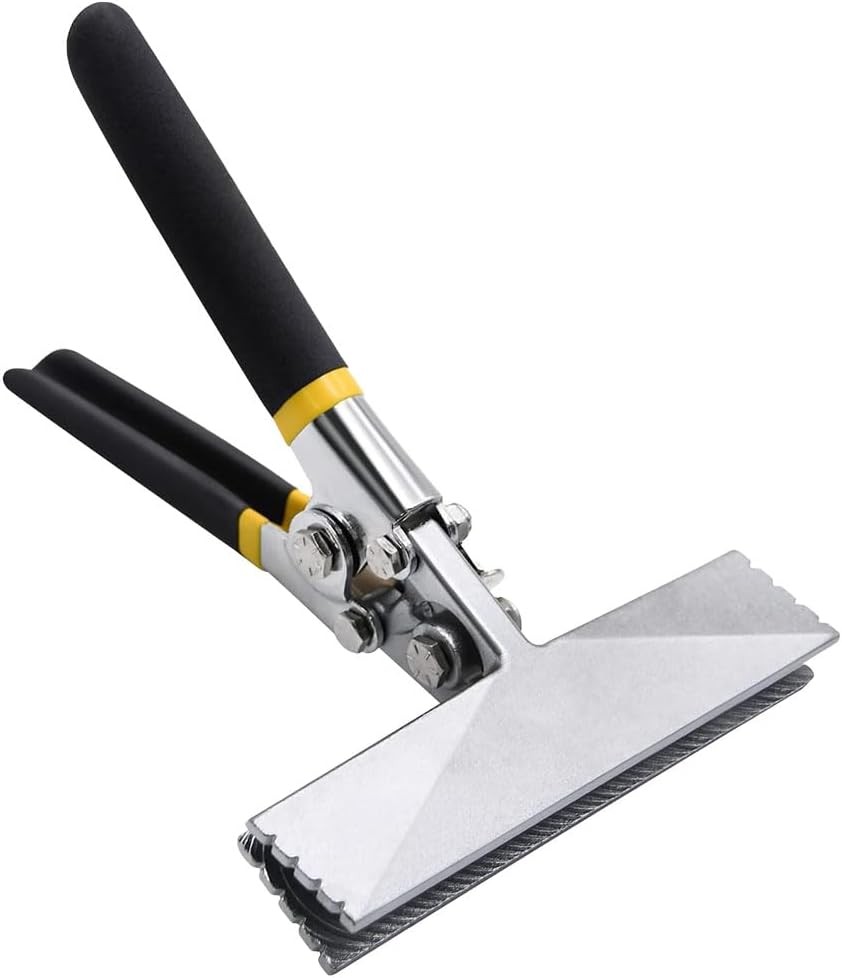 6 Inch Hand Seamers Sheet Metal as picture shown, Silver, Black, Yellow