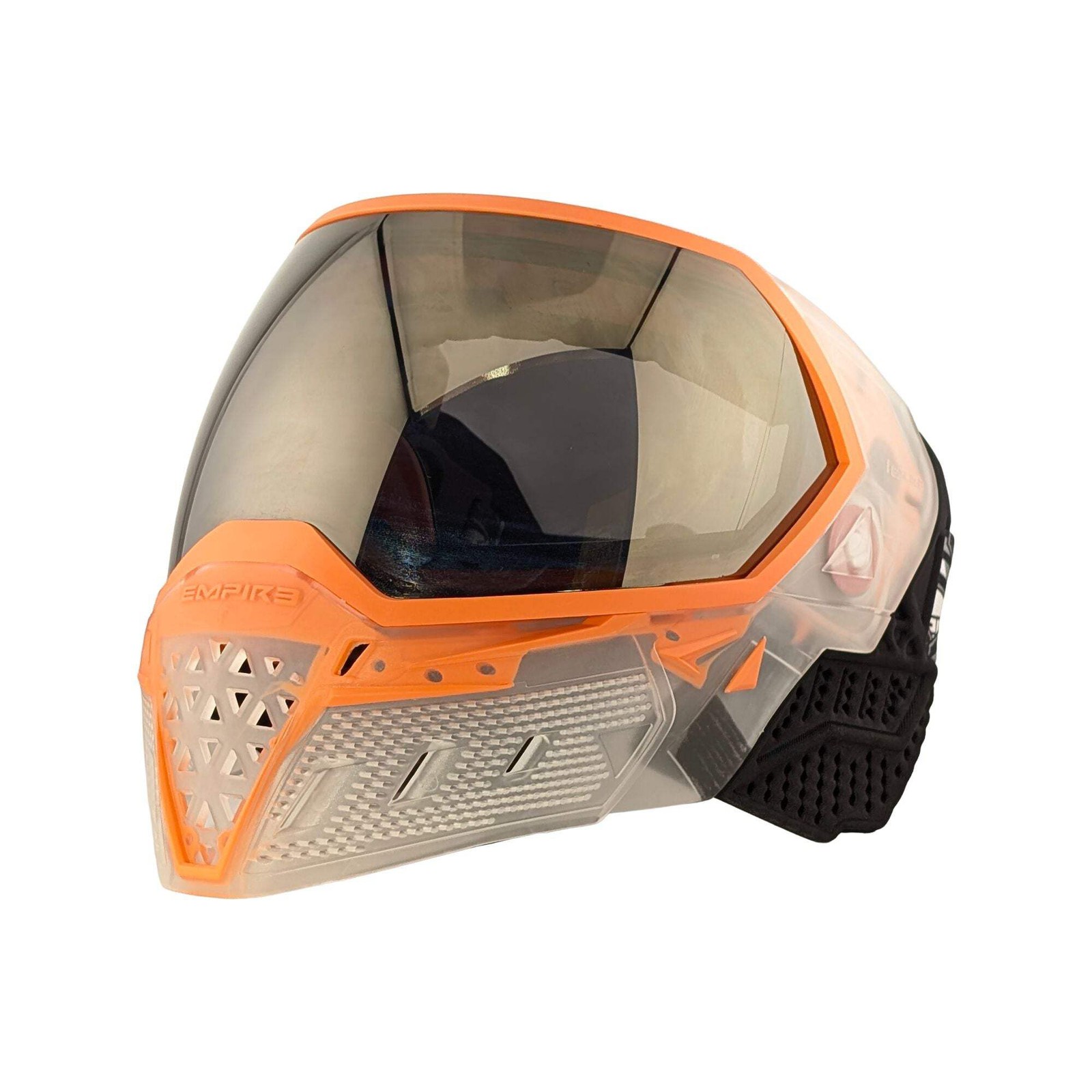 Empire EVS Goggle - Clear / Orange W/ Black Chrome Lens