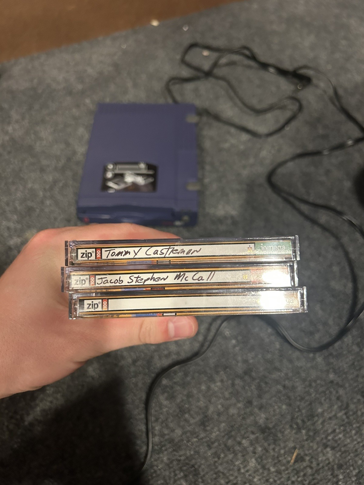 Iomega Zip 100 External Parallel Port Zip Drive Z100P2