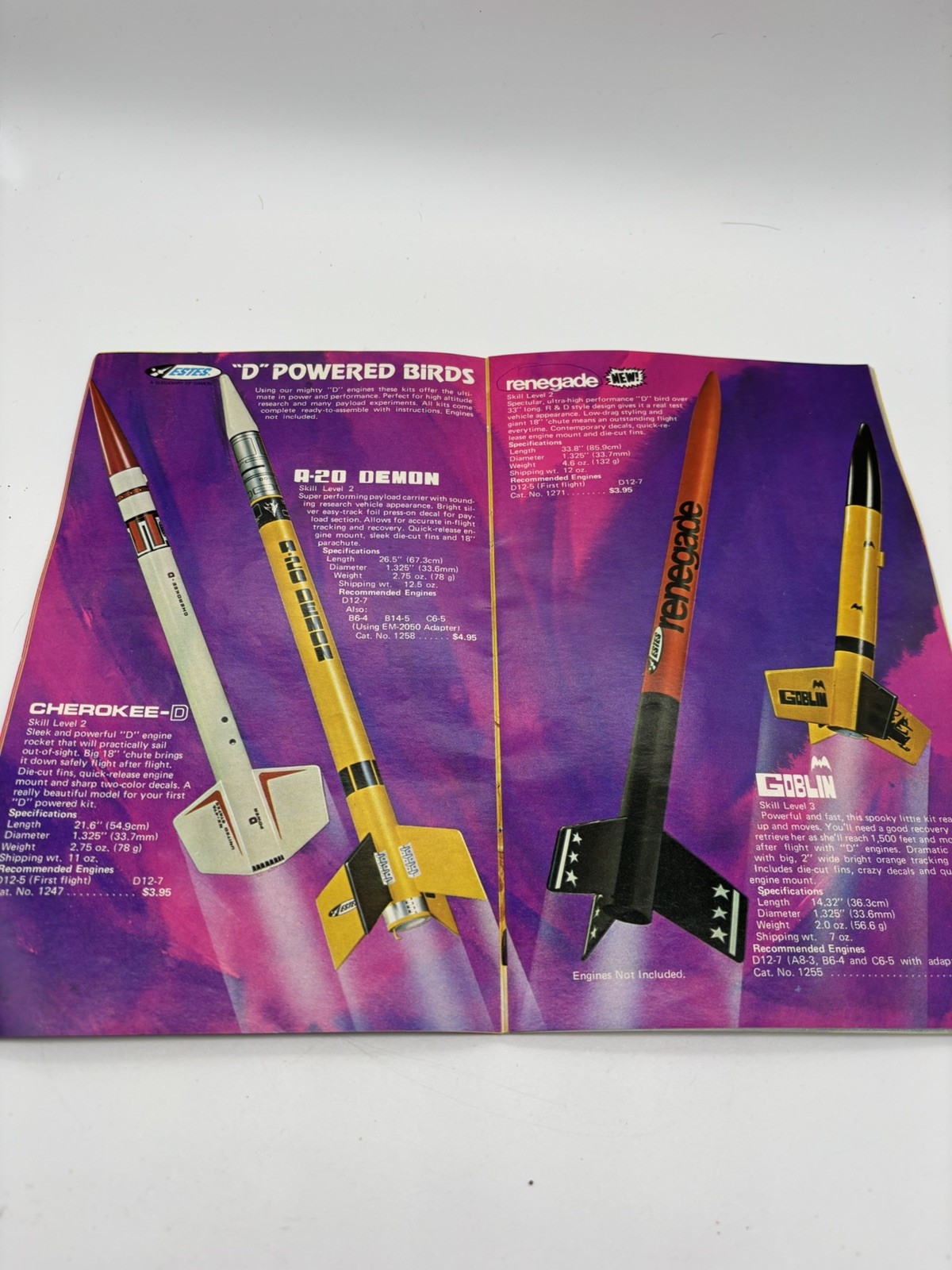Estes No. 751 Model Rocketry Catalog 1975