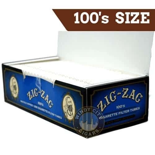 Zig Zag Blue 100s Cigarette 200ct Tubes - 5 Boxes
