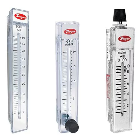 Dwyer Instruments Rmc-108-Ssv Flowmeter, Range 200-1800 Scfh Air.