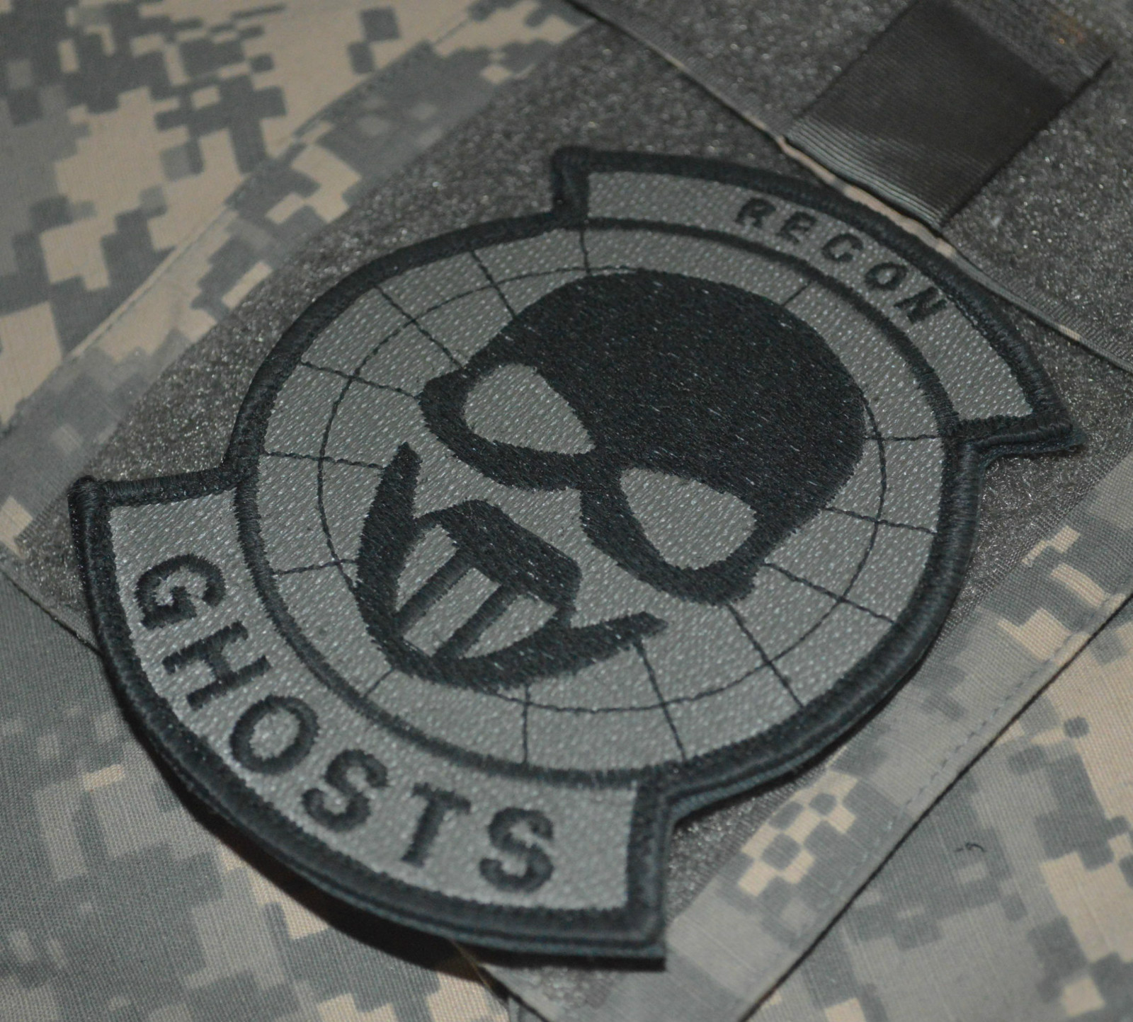DAESH WHACKER MARSOC RAIDERS SFG SP OPS JTF velkrö PATCH: GRAW GHOST RECON gray