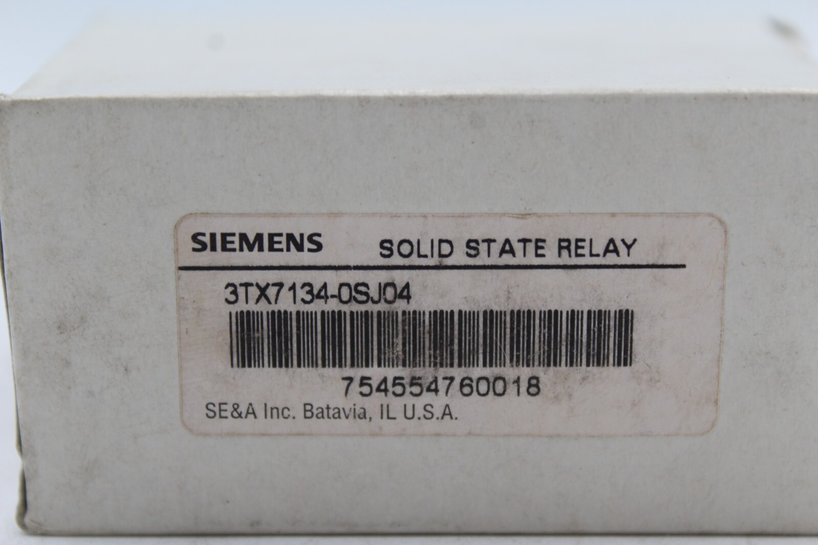 Siemens 3TX7134-0SJ04 Solid State Relay