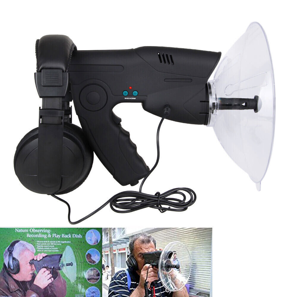 Parabolic Microphone Monocular Bionic Ear Birds Listening Device UP To 300FT US