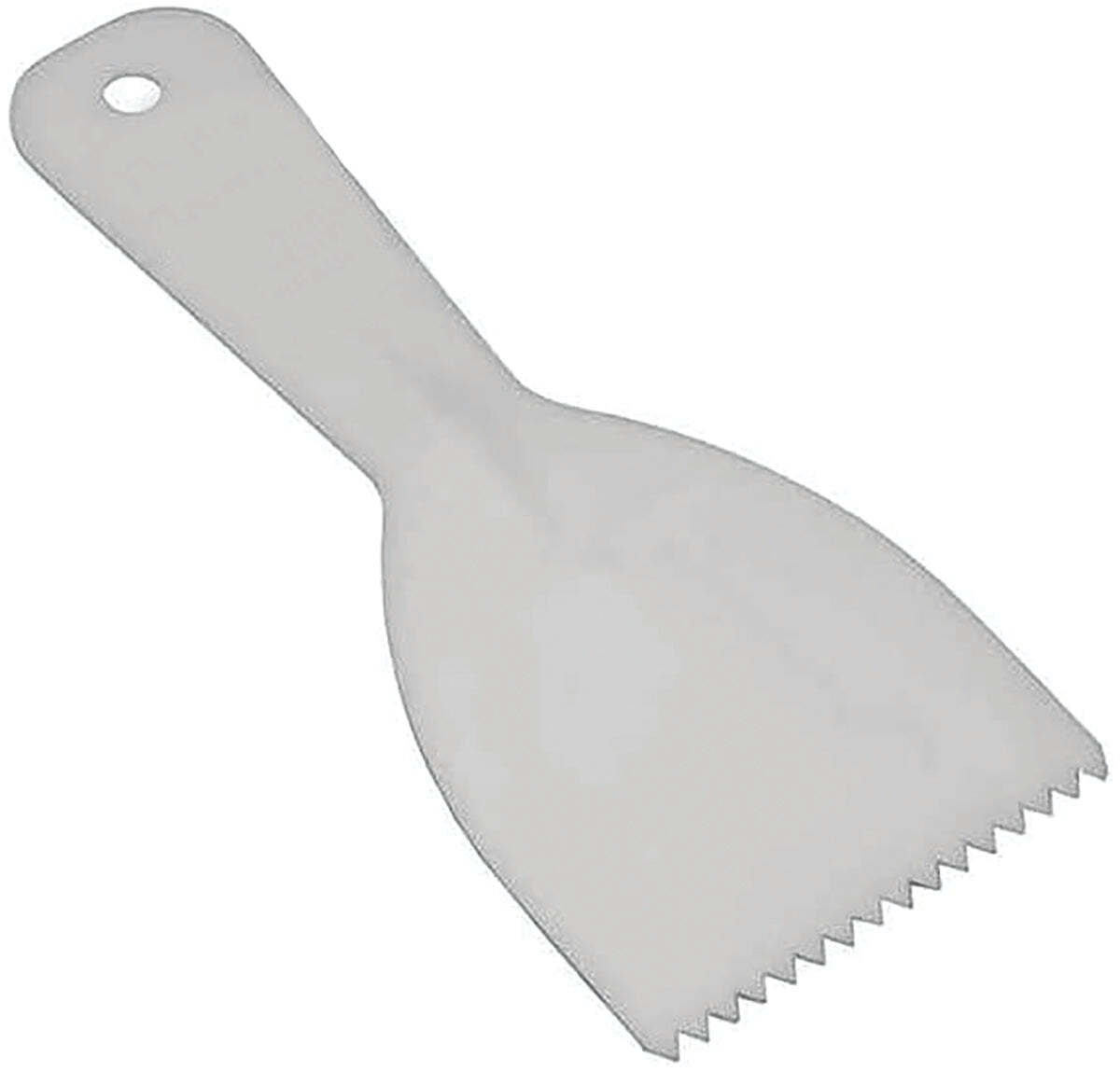 Putty Knife-Trovel 1/8" V Notched Grout Tool Plastic