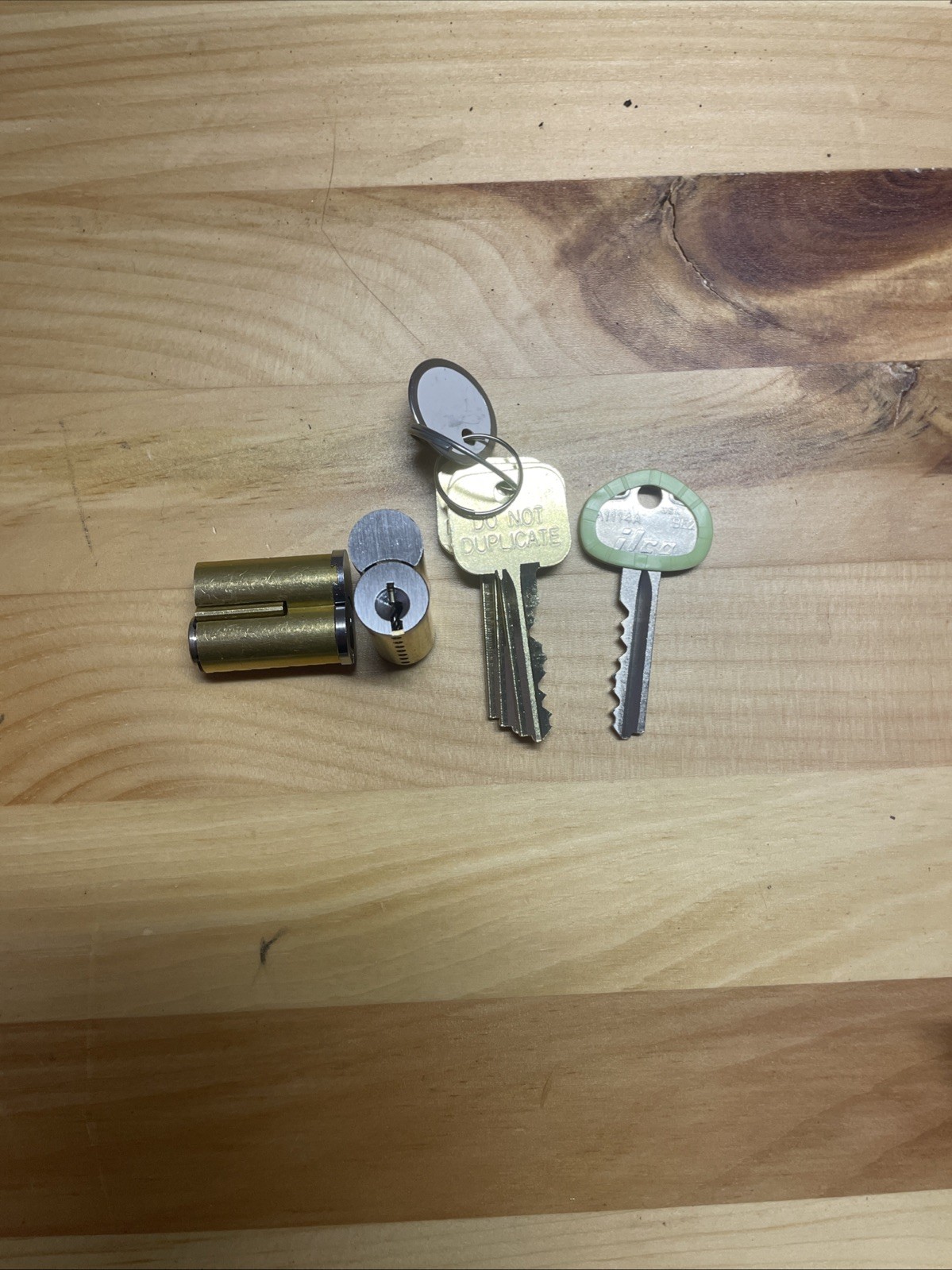 Locksmith Lot Of 2 Best / Falcon 7 Pin I/C Cores SFIC With Keys