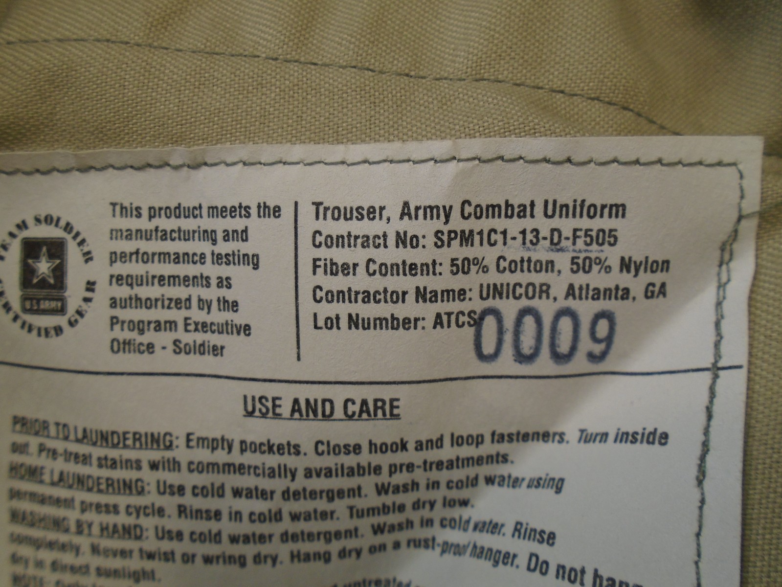 US Military Army Combat Uniform ACU Pants Size Small X-Short 2013 New USA 256-K